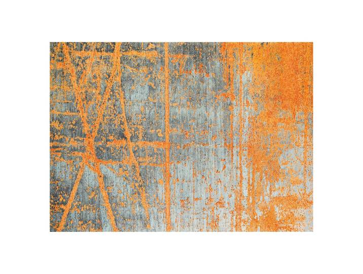 Paillasson Rustic 170 x 240cm Orange/Gris