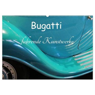 Bugatti - fahrende Kunstwerke (Wandkalender 2026 DIN A2 quer), CALVENDO Monatskalender