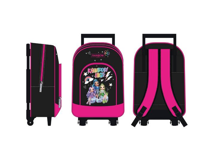 SAC A DOS TROLLEY 1 COMPARTIMENT RAINBOW HIGH