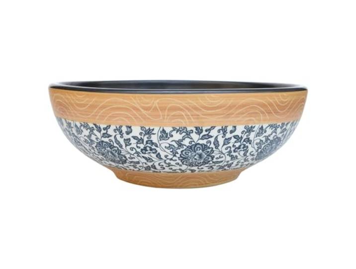 vidaXL Vasque à poser multicolore rond Φ41x14 cm céramique