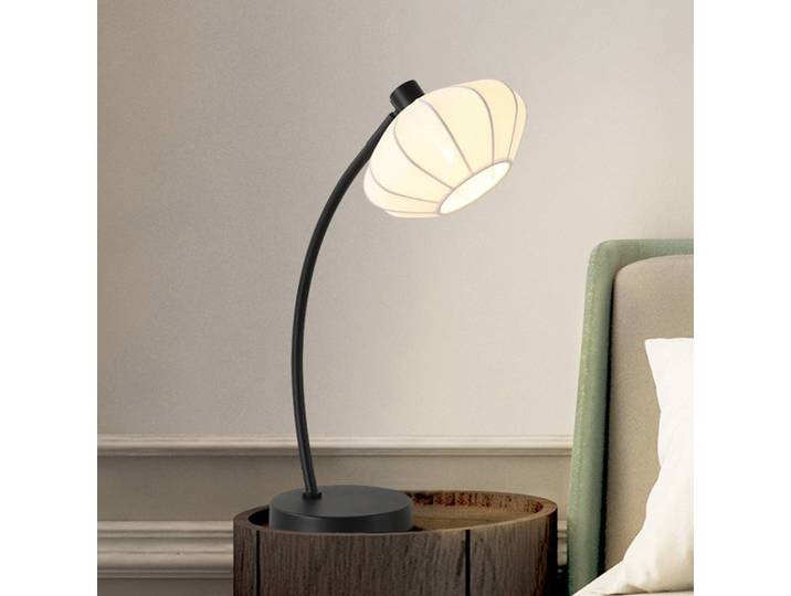 Searchlight Tischlampe Radiant, schwarz, für Wohn- / Esszimmer, Metall, Tischlampe