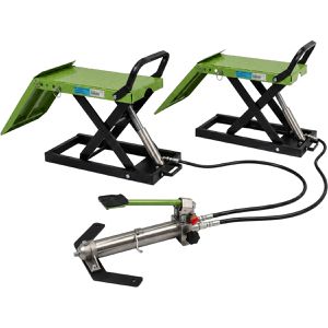 Trutzholm Hebebühne 35078, für PKW, 11-46 cm Hubhöhe, hydraulisch, mit Fußpedal, Tragkraft 1360 kg