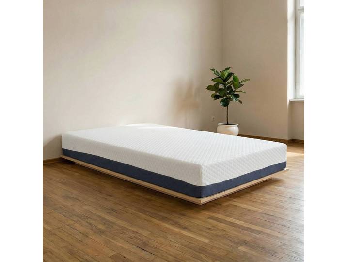 home24 Pocketveringmatras Premium 120 x 200 cm Kern: pocketvering & PU-techifoam wit