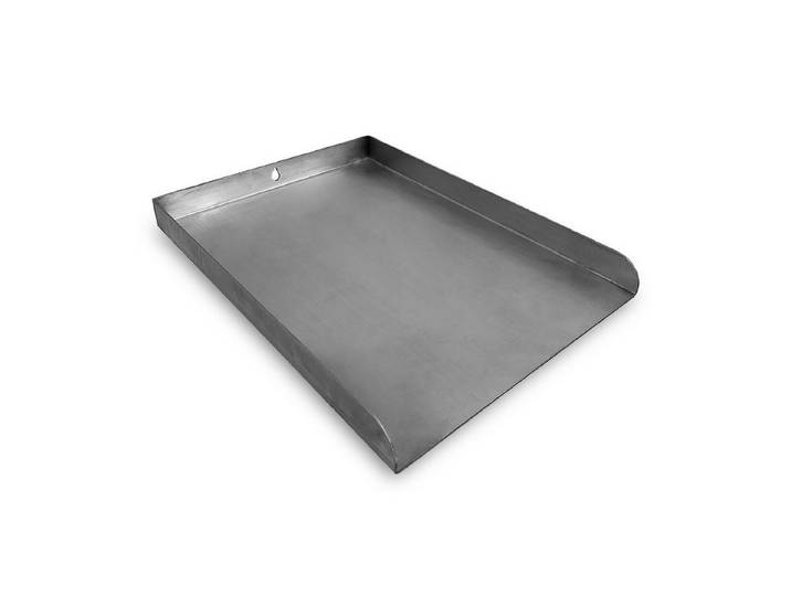 Feuerfest 123 GmbH Grillplatte Grillplatte Plancha Edelstahl 45 x 32 cm passend für BBQ Toro**