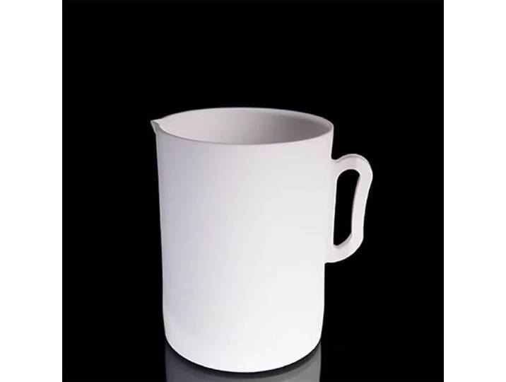PTFE-Becher mit Griff, säure- und hitzebeständiger Laborbecher 250–5000 ml, zur Verwendung im Labor(250ml)