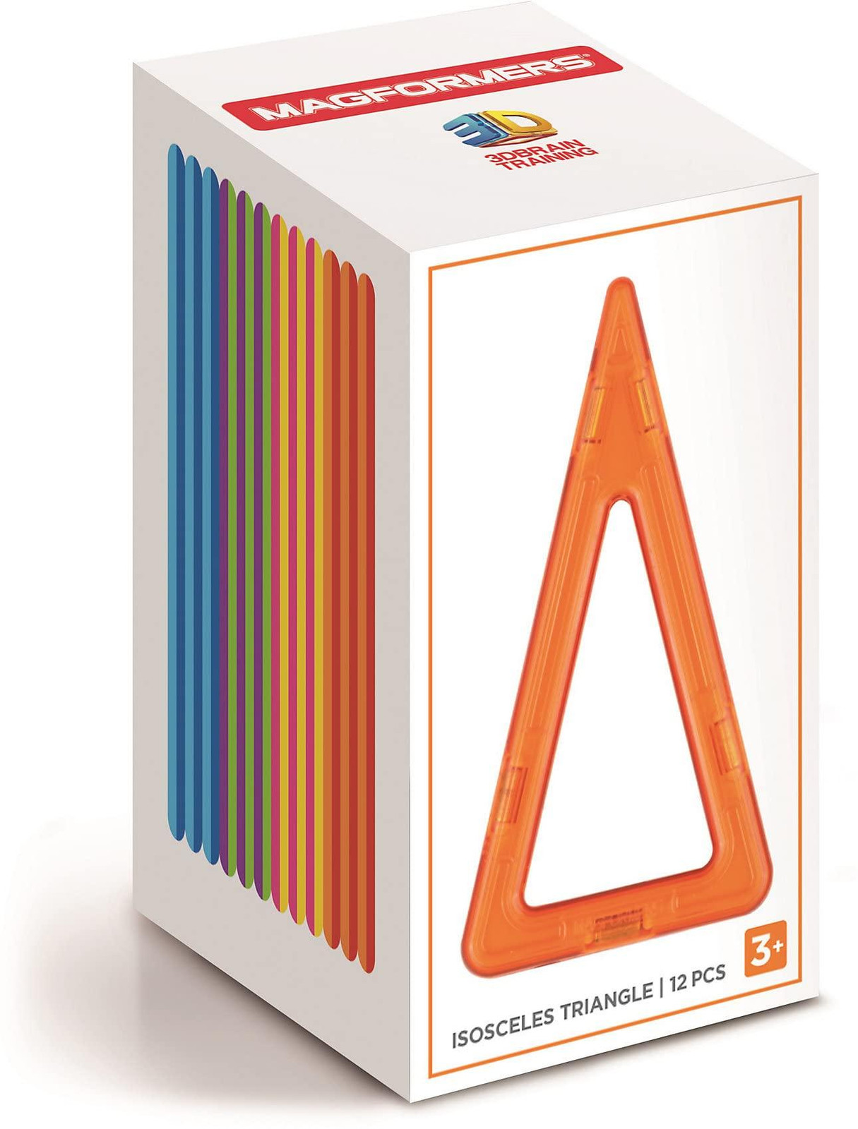 Magformers 278-31 Magnetisch speelgoed in oranje, groen, rood en blauw, groot formaat