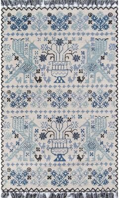 Momeni Tahoe Hand-tufted Wool Blue Area Rug
