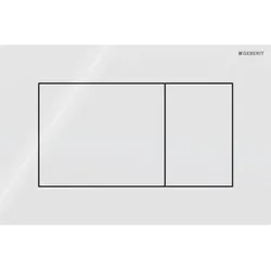 Geberit Sigma01 Betätigungsplatte für Toilette weiß 115.660.11.1