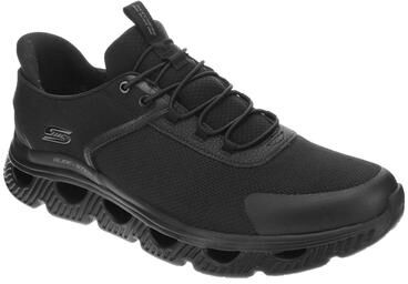 Skechers Bobs BOBS by Skechers Arc Waves-Slick Turn - Mens 13 Black Slip On Medium