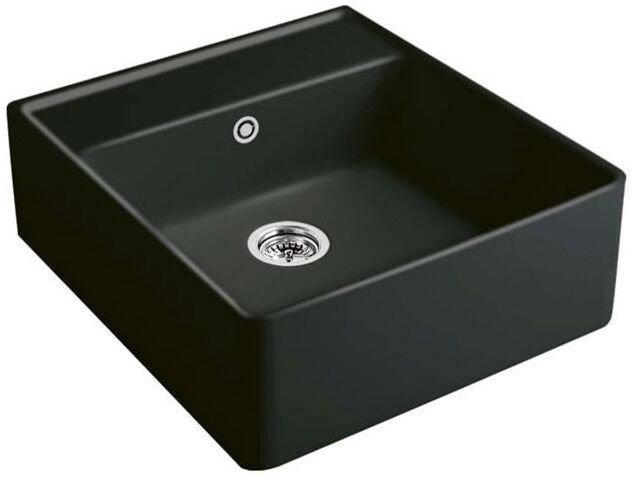 Villeroy und Boch Spülstein Einzelbecken 632062M1 Ablaufgarnitur, Exzenterbetätigung, Befestigungssatz, Mosaique