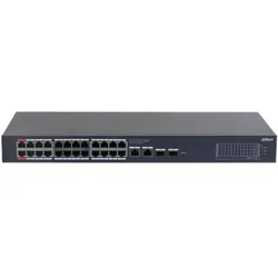 Dahua Switch CS4228-24GT-375 Type L2 Desktop/pedestal Rack 375 Watts DH-CS4228-24GT-375 (28 Ports), Netzwerk Switch, Schwarz