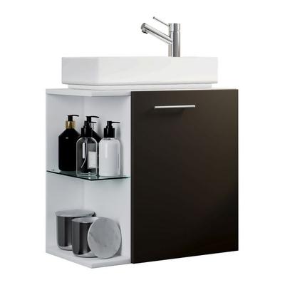 2-tlg Gäste WC Waschplatz Bad Waschtisch Hausa
