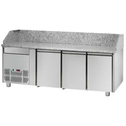 Tecnodom Pizza Counter 3 Türen GN 1/1 Motor Gruppe SX 1 neutrale Schublade und Granit Top