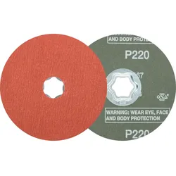 PFERD TOOLS COMBICLICK Korund Fiberscheibe für Edelstahl - 64191022