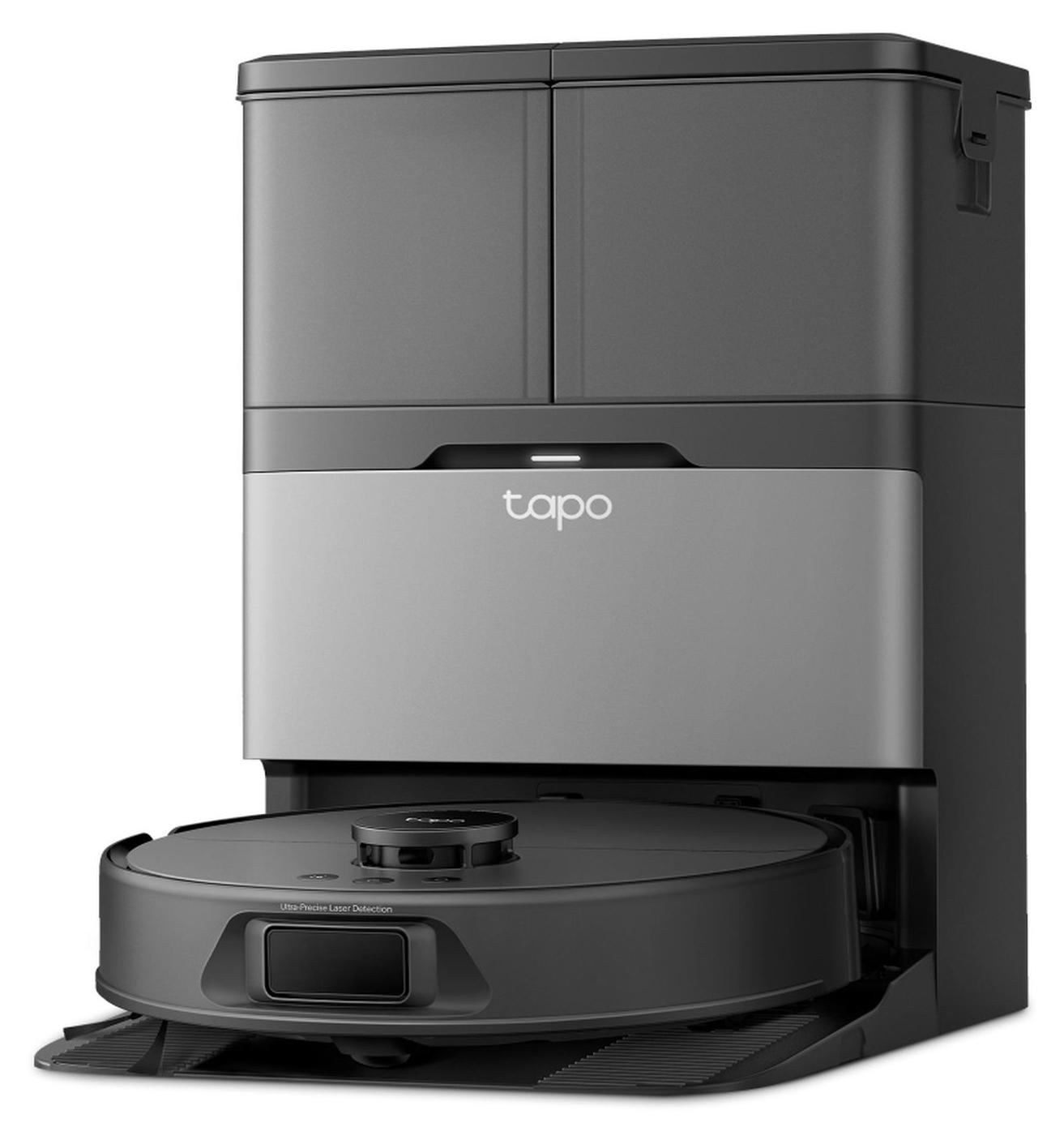 TP-Link Tapo RV50 Pro Omni, Kombi, Schwarz, Rund, 0,28 l, Ladend, Mop washing, 3 l