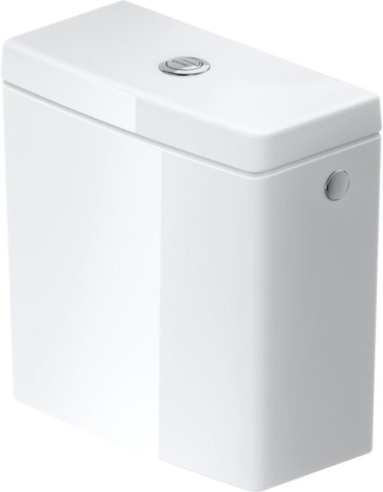 Duravit Balcoon Spülkasten 095700AA05 35x17,5cm, weiß Hochglanz, Inkl. Innengarnitur, 6/3 l, Dual Flush