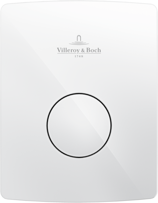 Villeroy und Boch Villeroy & Boch ViConnect Urinal-Betätigungsplatte 92194468 weiß, Kunststoff