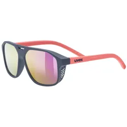 Uvex Kinder Sportbrille Cosmic Blue - Red Matt/Mir. Purple