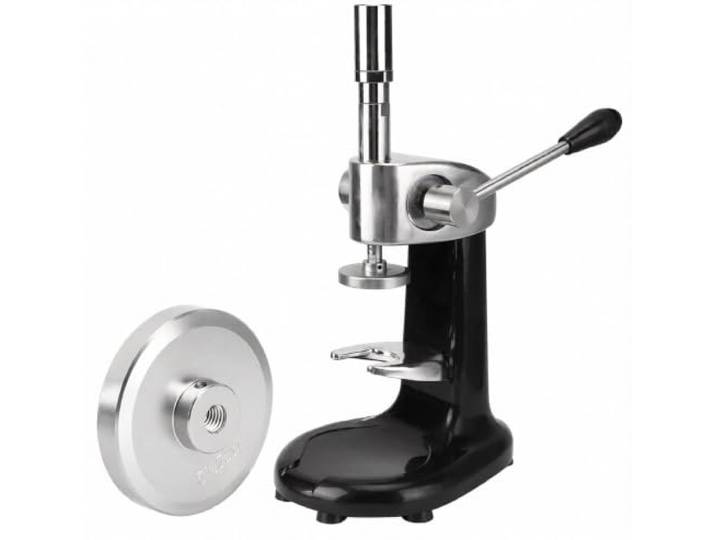 Barprofessional Tamper, Hebel-Kaffeestampfer, Siebträger Zubehör, Edelstahl Größen: 57,5 und 58mm, für gleichmäßiges Tampen in Siebträgermaschine, ergonomischer Hebelstampfer, Barista-Qualität