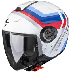 Scorpion EXO-CITY II Sport Jethelm - weiß-blau-rot - 2XL (62/63)