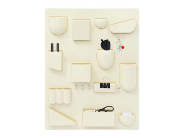 Wandregal Rechteckig Kreatives Dekoratives Aufbewahrungsregal Off-Weiß Multifunktionales Desktop-Organizer für Badezimmer Büros Schlafsäle Schlafzimmer Wandspeicherregal 53.5×7.5×69cm