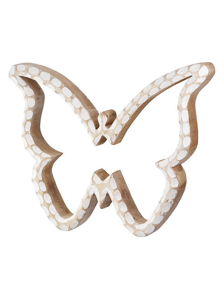 GILDE Dekoaufsteller "Puntino" in Beige - (B)21 x (H)19 x (T)3,5 cm - onesize