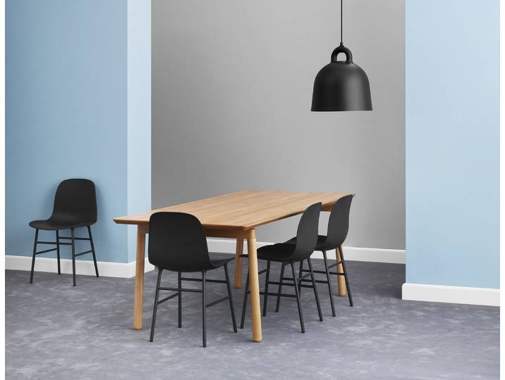 Bell Pendelleuchte Large Schwarz - Normann Copenhagen - Wohnzimmer - Aluminium