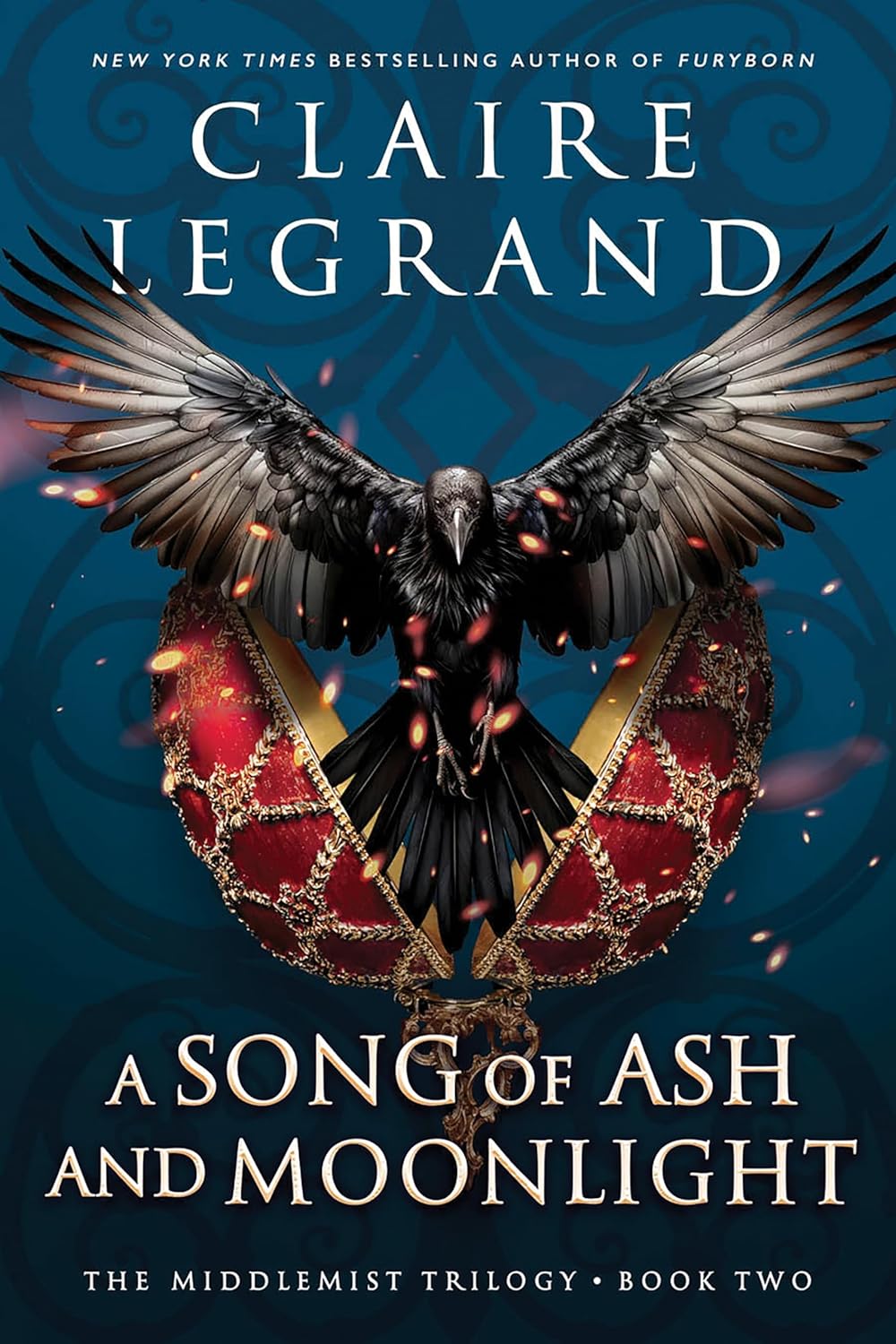 Sourcebooks Casablanca The Middlemist Trilogy: A Song of Ash and Moonlight by Claire Legrand - Adult Fantasy Romance Paperback - Enemies-to-Lovers Romantasy Sequel
