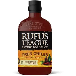 Rufus Teague Latino BBQ Sauce Tres Chiles Pica Dulce (396 Gramm)