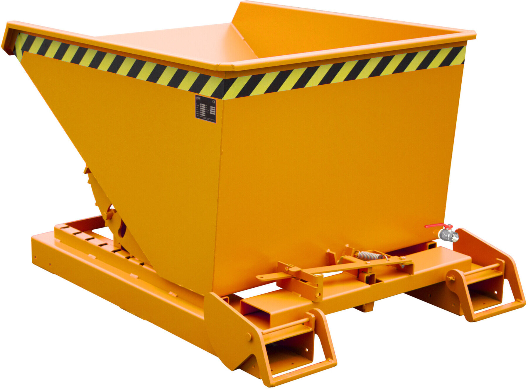 Bauer Südlohn Spänebehälter S4A 600, lackiert, Gelborange (4462-46-0000-2000)