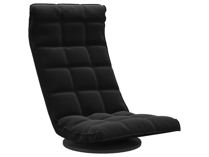 NEUF 2026  CHIC Chaise/Fauteuil de sol SWEETY Desgin pivotante Noir Velours 60x54x34 cm FF21