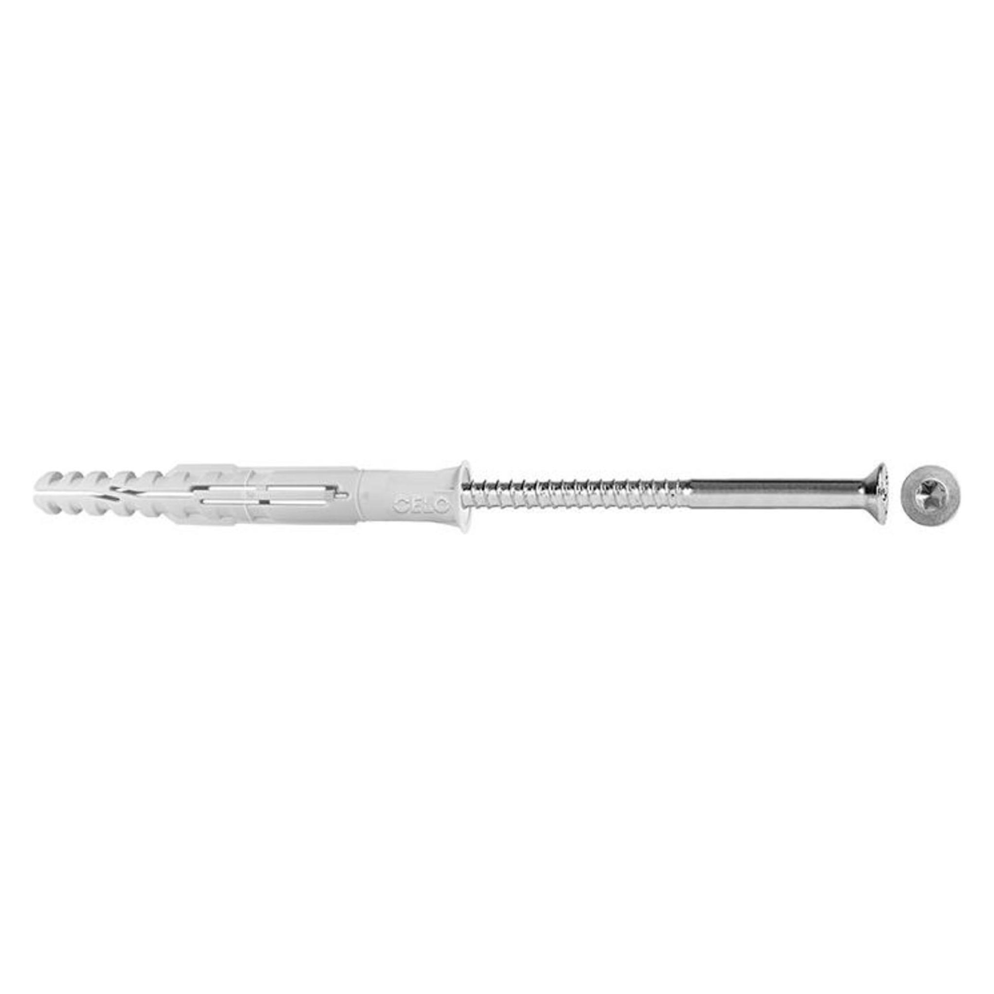 Celo Multifunktionsrahmendübel MFR SB 10-240 TX Senkbund mit Torxschraube ETA (50 Stk.) (910240MFRST)