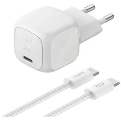 Belkin BoostCharge 30W USB-C Ladegerät, Drinnen, AC, 2 m, Grau