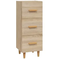 vidaXL Sideboard Sonoma-Eiche 34,5x34x90 cm Holzwerkstoff