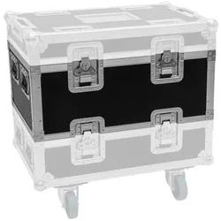 Roadinger Erweiterung 8x SILENT PAR 6 QCL FLOOR für BAS-1 (Zubehör), Audio Racks + Cases, Schwarz