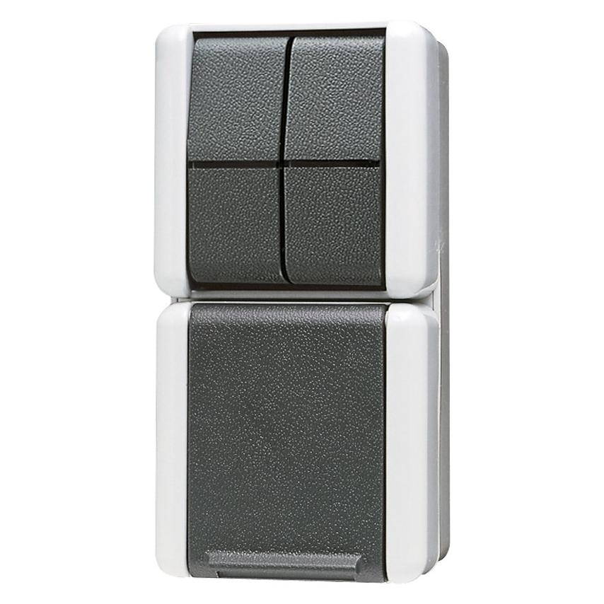 JUNG 875W Elektroschalter Key-operated switch Schwarz (875W)