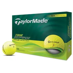 Taylor Made Tour Response Golfball 12er gelb
