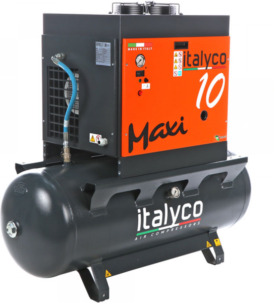 Italyco Maxi 10/270 - Schraubenkompressor - Max Druck 10 bar