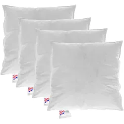 FÜLLKISSEN 4er-Set – 40/40 cm, Gänsefedern & Daunen