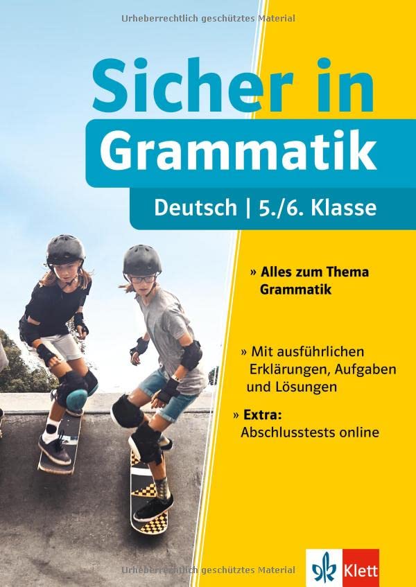 Klett Sicher in Deutsch Grammatik 5./6. Klasse: Alles zum Thema Grammatik - Preis vom 18.10.2026 19:22:15 h
