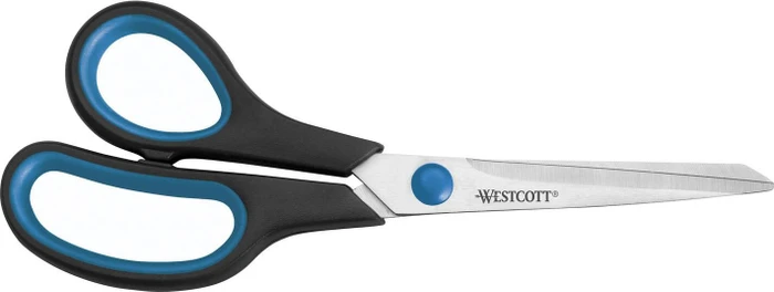 WESTCOTT Schere Easy Grip, Länge: 210 mm, für Linkshänder