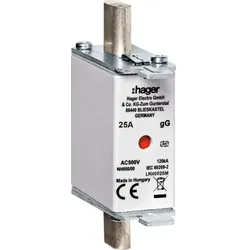 Hager NH-Sicherung NH000 gG 500V 25A K-Melder