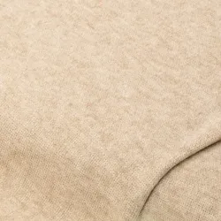 Strickstoff Uni, leinen meliert