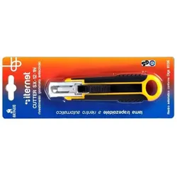 Artiglio, Cutter, SX-12-1N Einziehbarer Klingenschneider Schwarz, Gelb (Cutter)