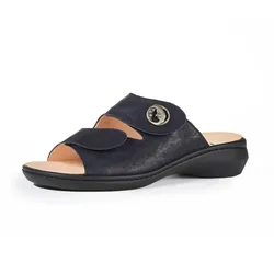 Think Pantoletten blau Camilla navy 76-8000 - AML 46 Gr.37