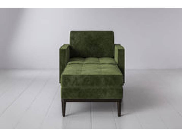 Chaiselongue Model 02, Tannengrün