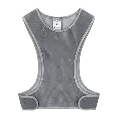 Funktionsweste ENDURANCE "Reflective Sports Vest (Salzmann)", Herren, Gr. S, silber (silberfarben), 100% Polyester, Westen Funktionsweste, für mehr Sicherheit und Aerodynamik