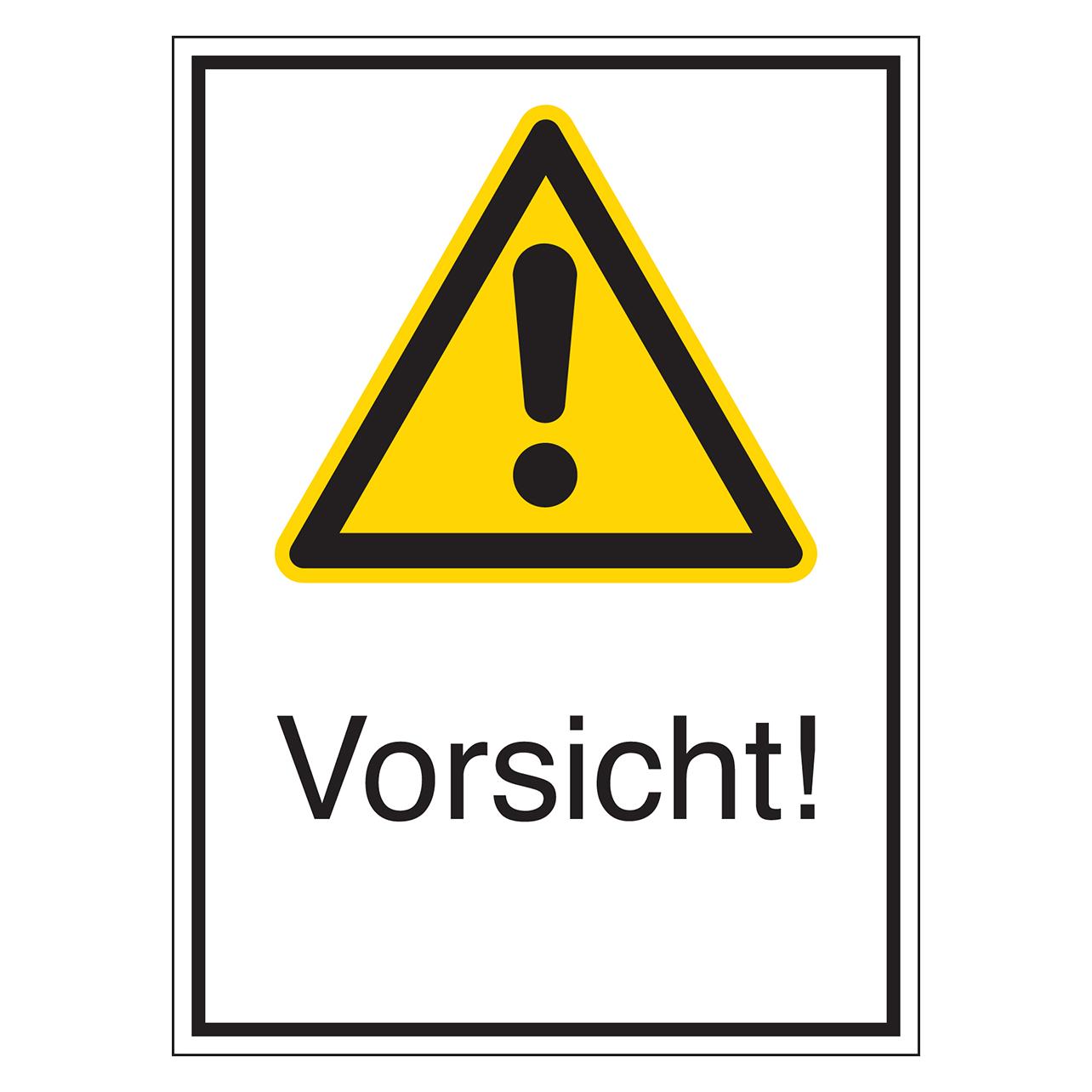 Brady STD-679-262X371-B7527, Warnschilder - Vorsicht! (801172)