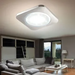 LED Aufbau Leuchte Kristall Effekt Arbeits Zimmer Decken Lampe Chrom Beleuchtung Eglo 97664