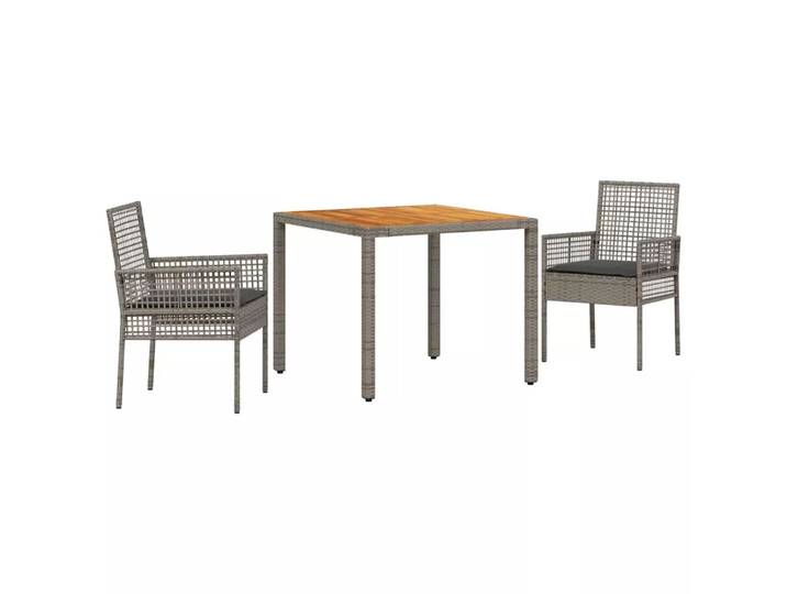 VidaXL - Garten-essbereich poly-rattan, One Size, Grau